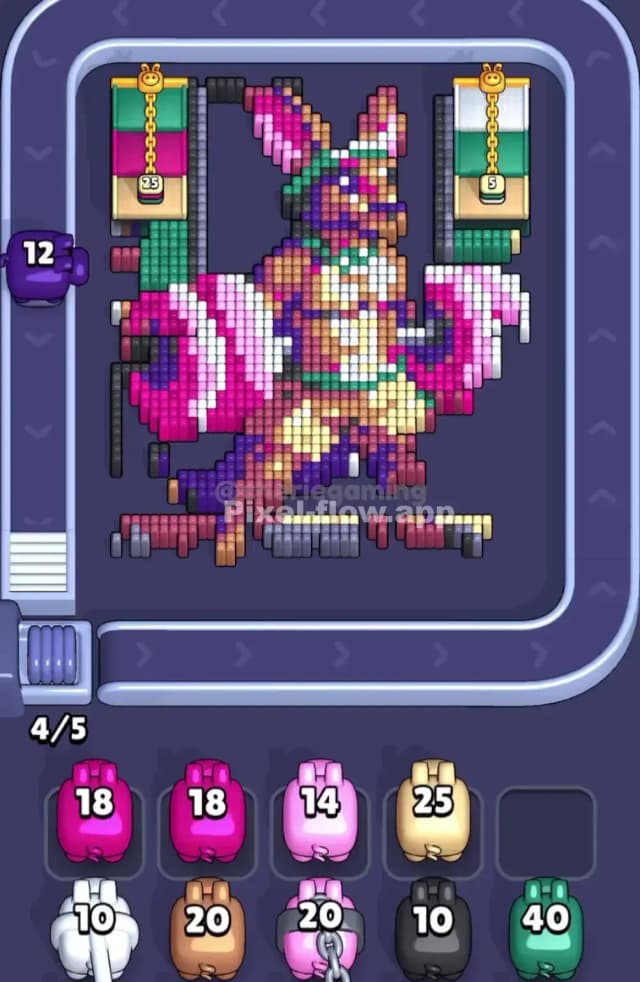 Pixel Flow Level 1832 Solution 1