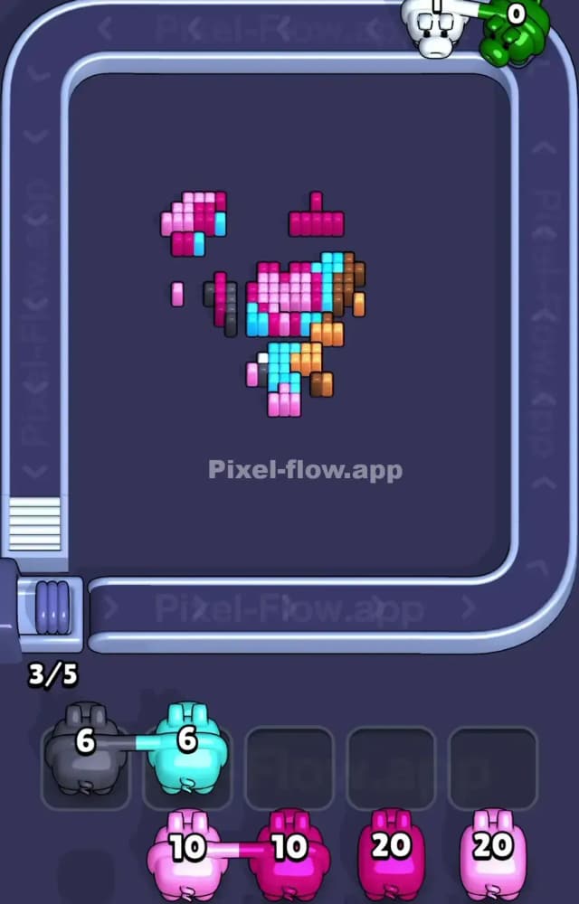 Pixel Flow Level 1484 Solution 3