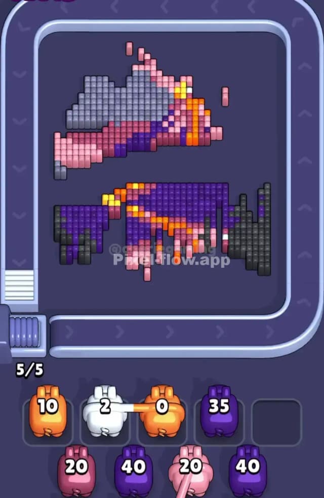 Pixel Flow Level 1684 Solution 2