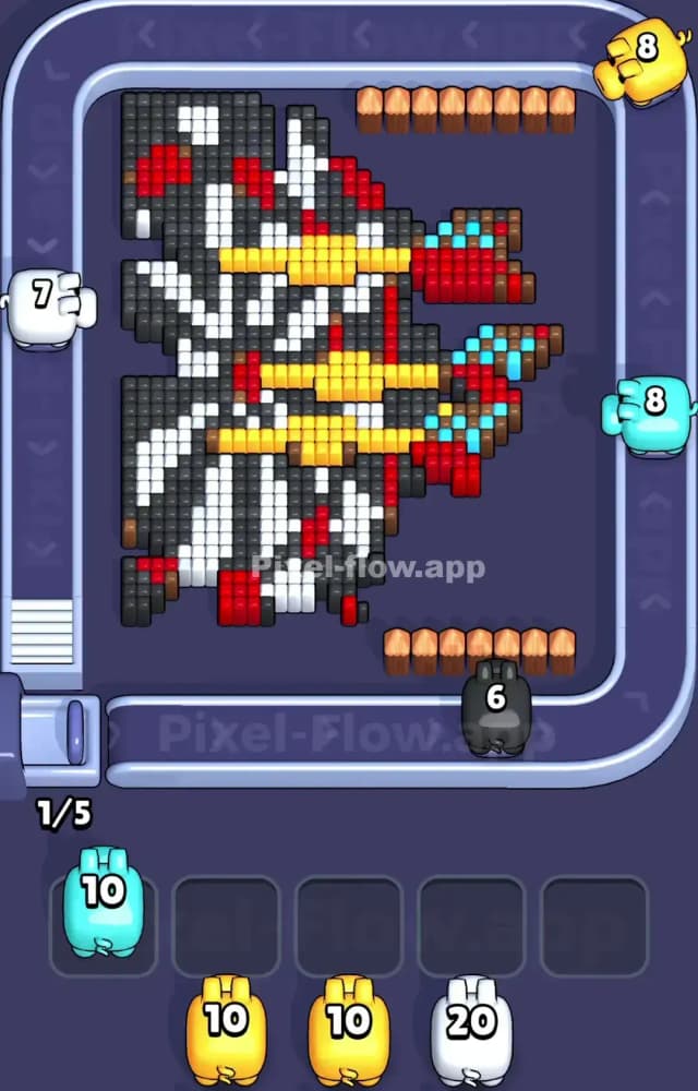 Pixel Flow Level 1071 Solution 2