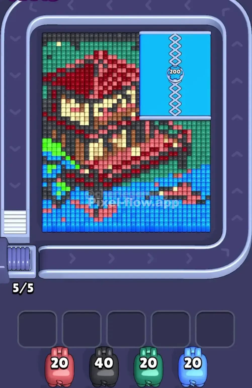 Pixel Flow Level 1889 Screenshot