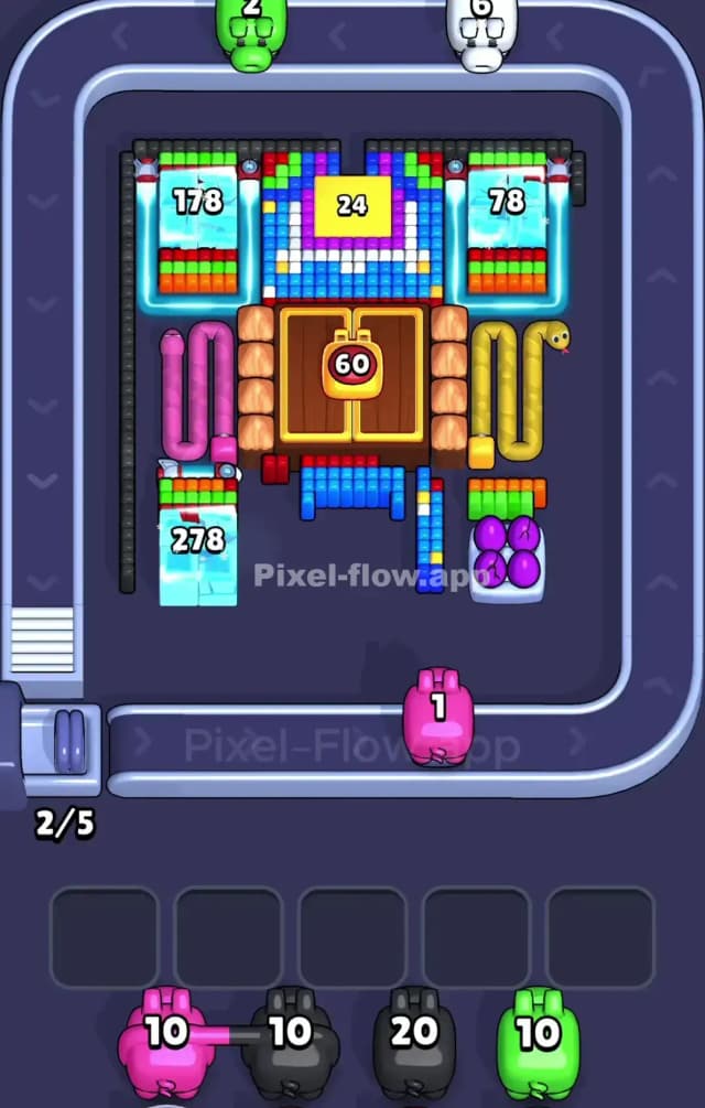 Pixel Flow Level 823 Solution 1