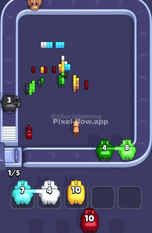 Pixel Flow Level 1852 Solution 3