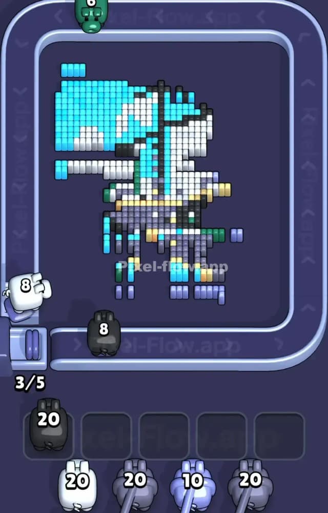 Pixel Flow Level 1571 Solution 1