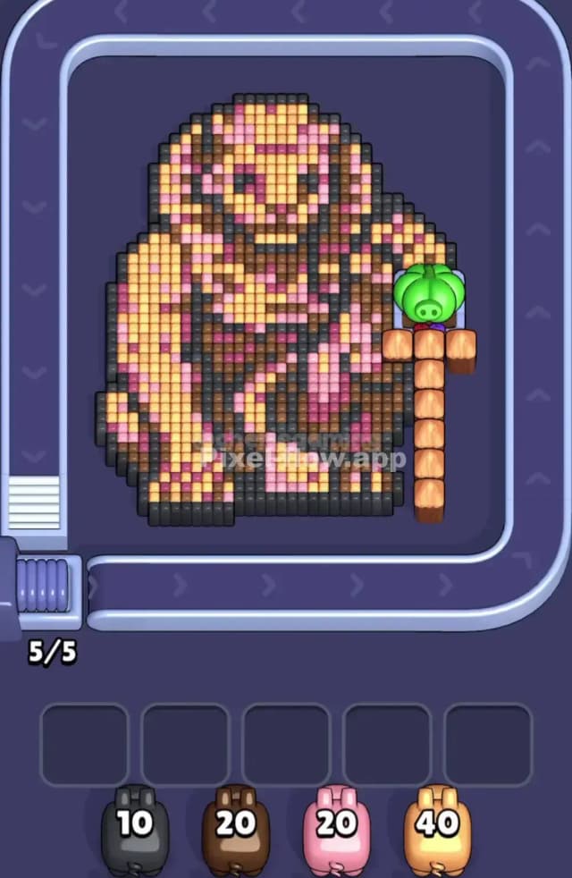 Pixel Flow Level 1870 Gameplay