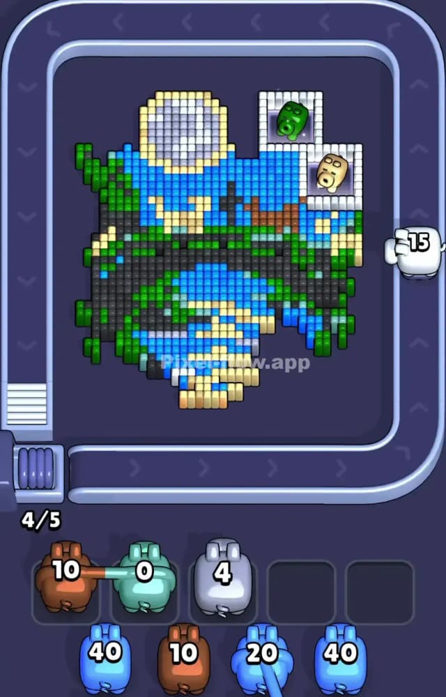 Pixel Flow Level 1444 Solution 1