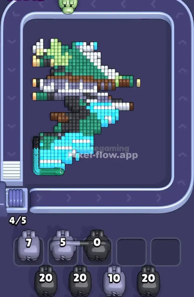 Pixel Flow Level 1672 Solution 2