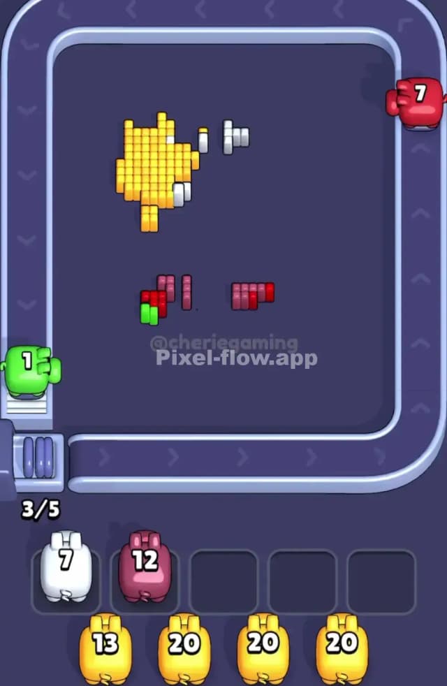 Pixel Flow Level 1856 Solution 3