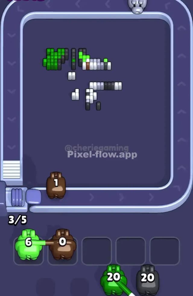 Pixel Flow Level 1646 Solution 3