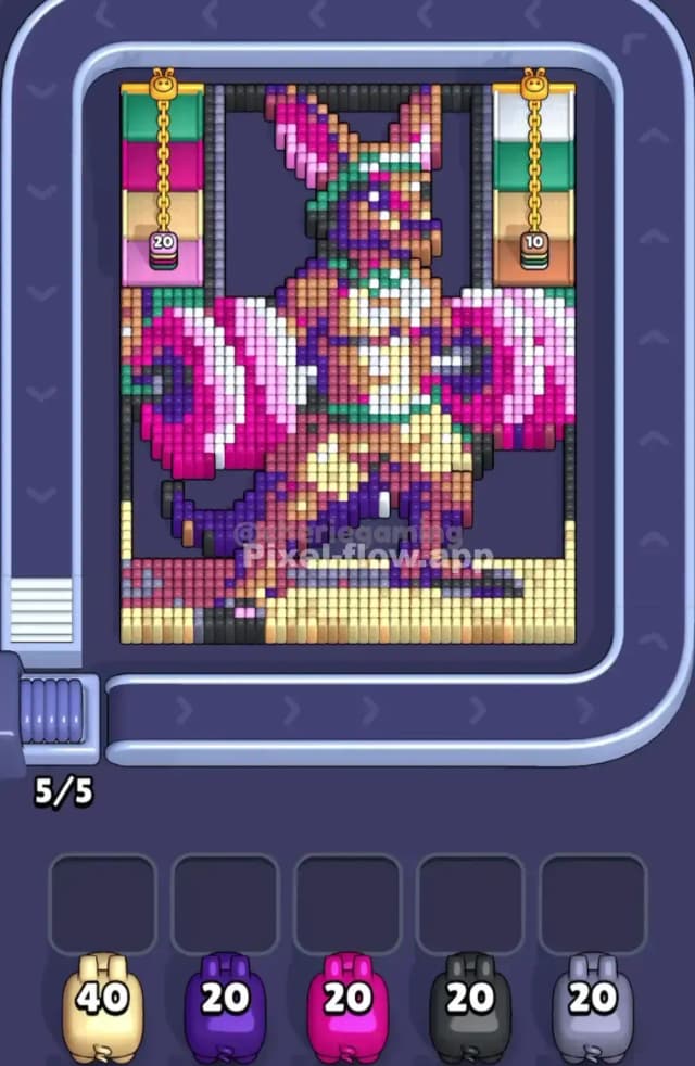 Pixel Flow Level 1832 Gameplay