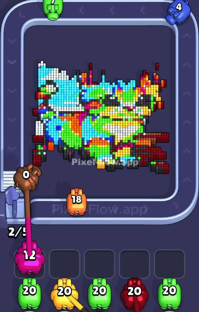 Pixel Flow Level 847 Solution 1