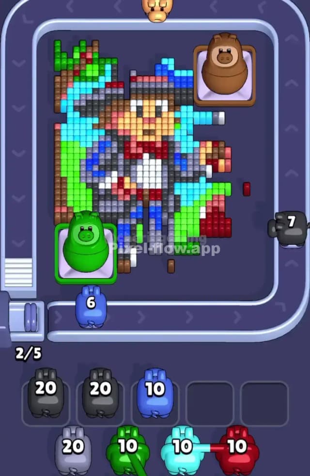 Pixel Flow Level 1905 Solution 1