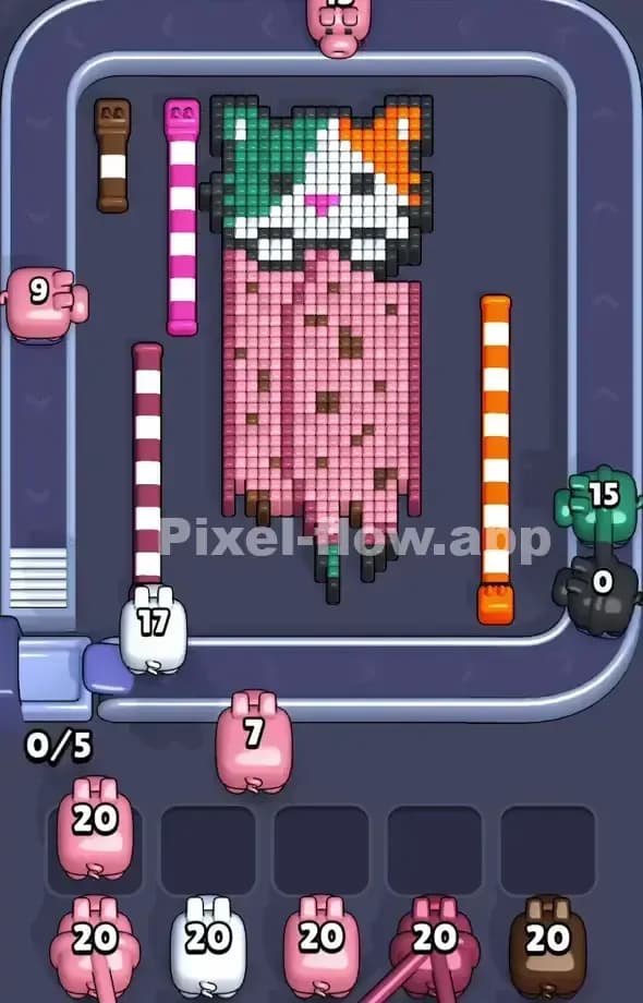 Pixel Flow Level 508 Solution 1