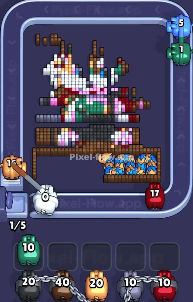 Pixel Flow Level 1500 Solution 2