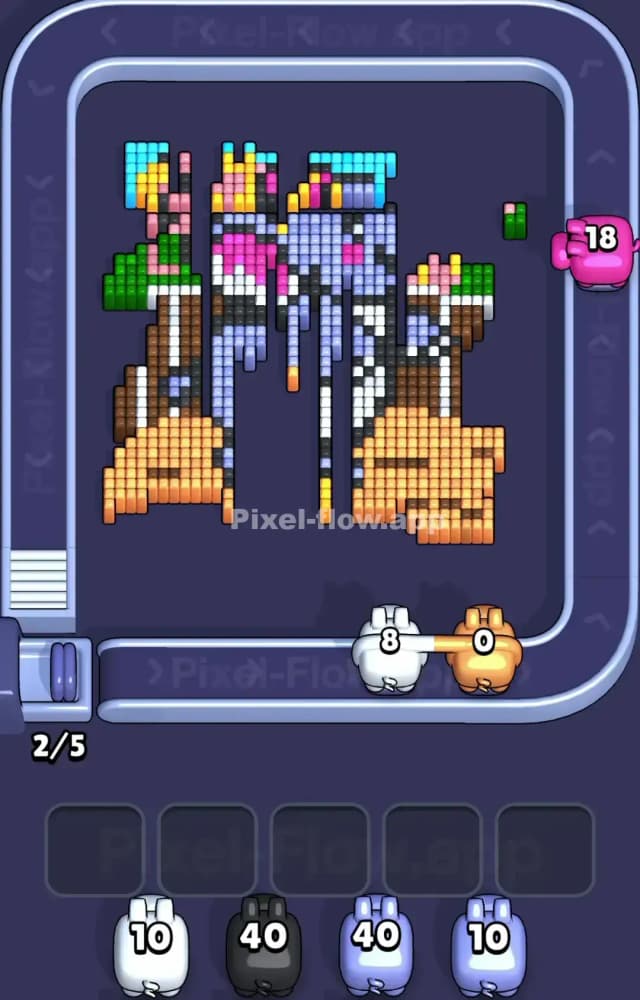 Pixel Flow Level 1545 Solution 2