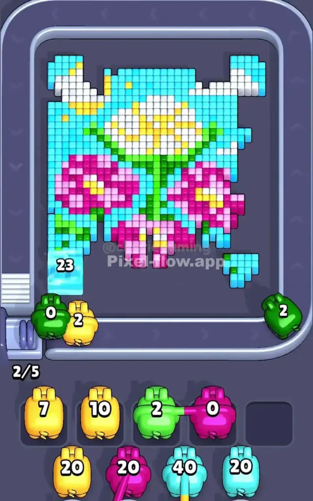 Pixel Flow Level 543 Solution 1