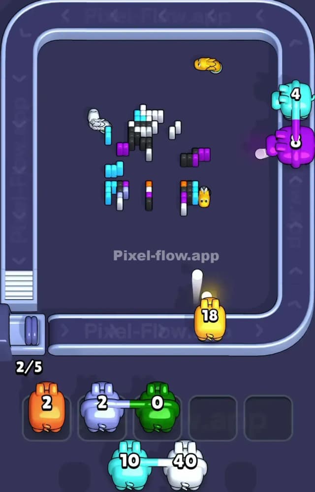 Pixel Flow Level 1560 Solution 3