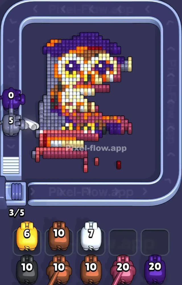 Pixel Flow Level 1415 Solution 2