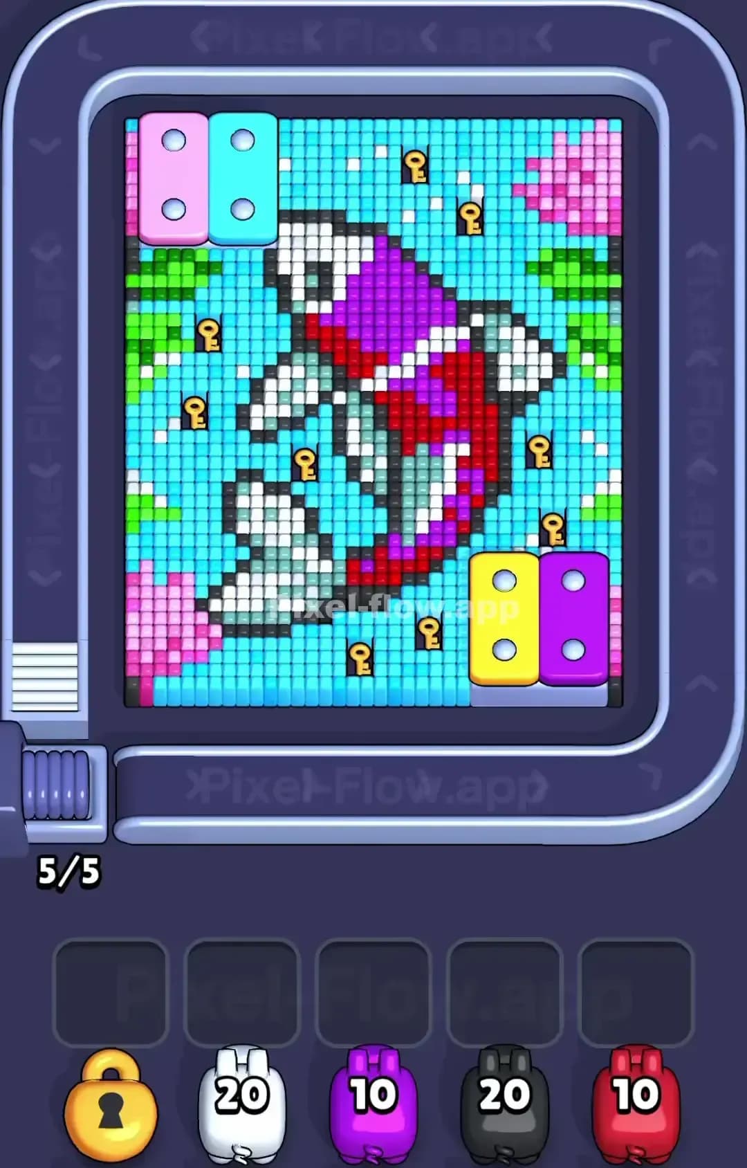 Pixel Flow Level 1546 Screenshot
