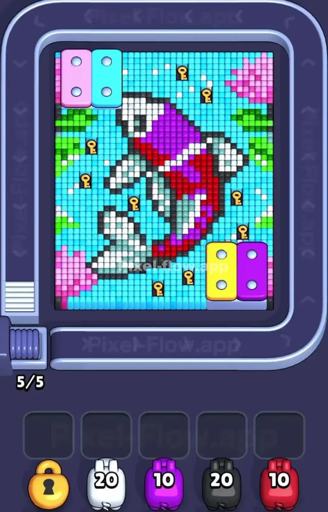 Pixel Flow Level 1546 Gameplay