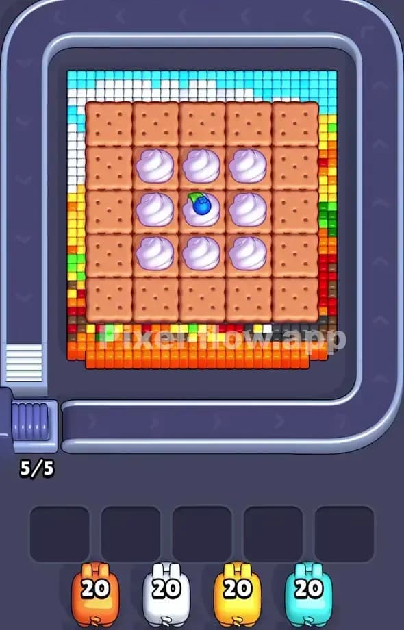 Pixel Flow Level 558 Gameplay