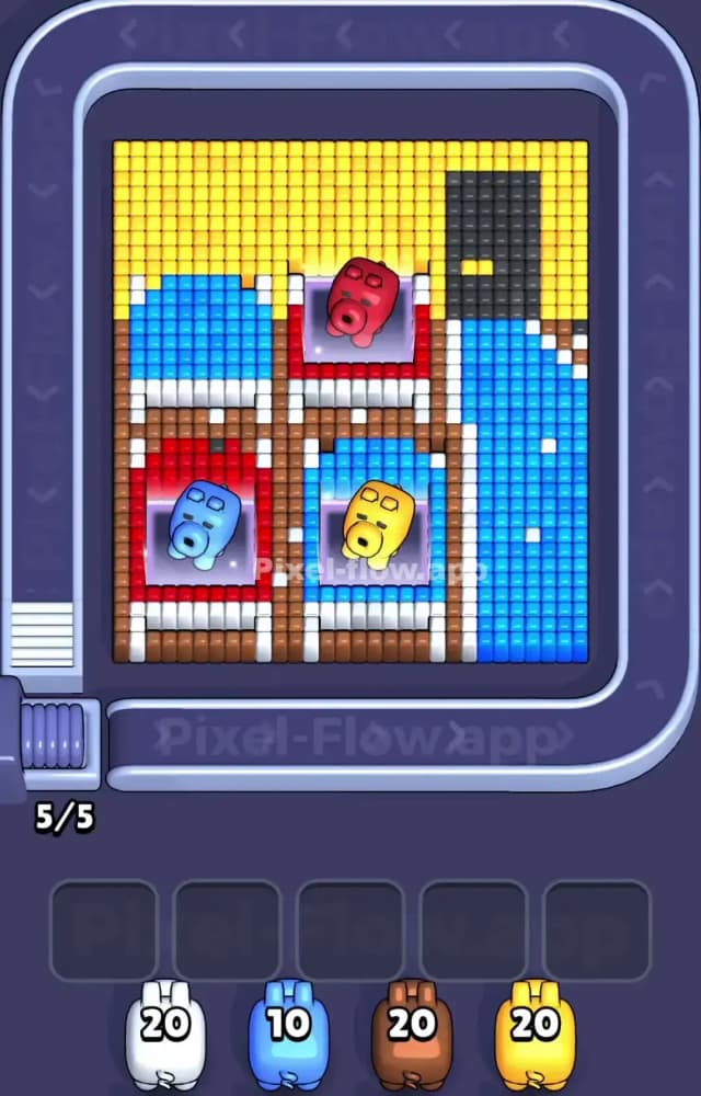 Pixel Flow Level 1081 Gameplay