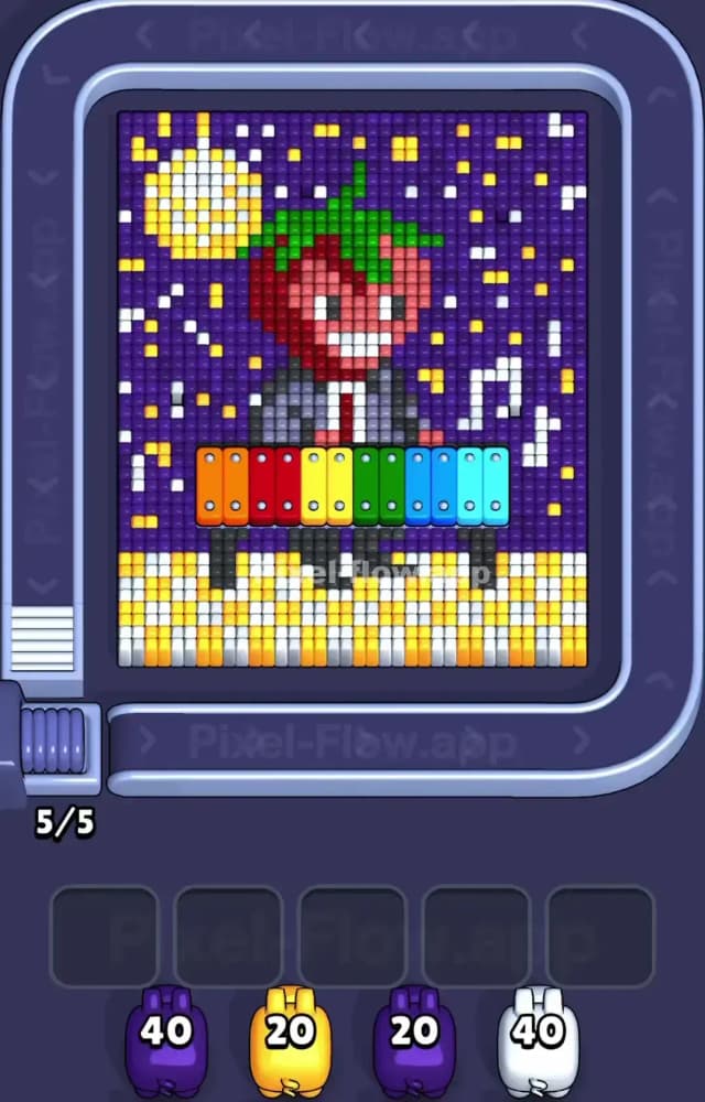 Pixel Flow Level 1519 Gameplay