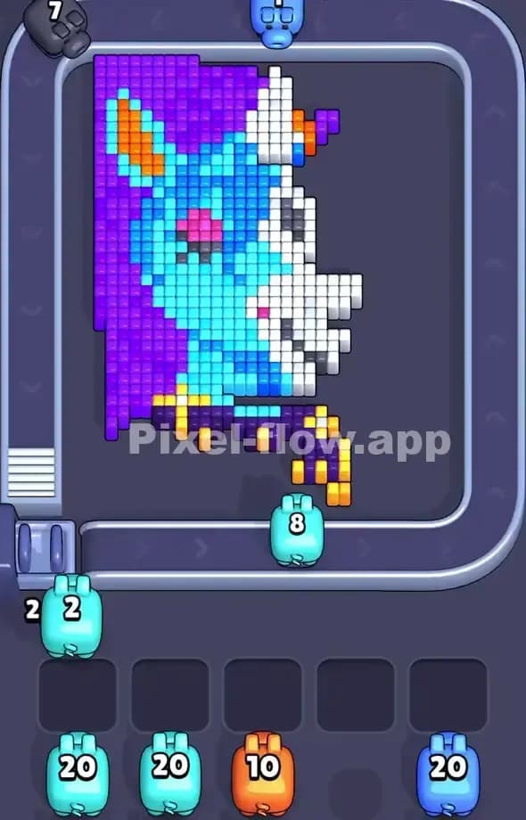 Pixel Flow Level 547 Solution 1