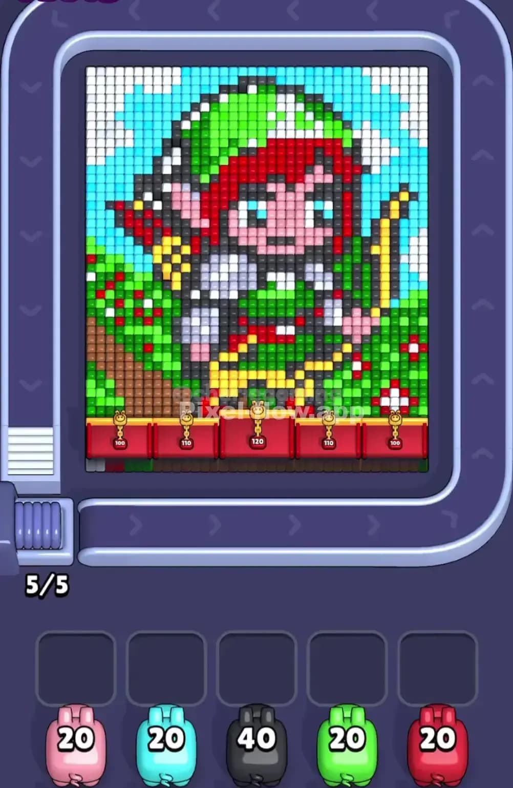 Pixel Flow Level 1647 Screenshot