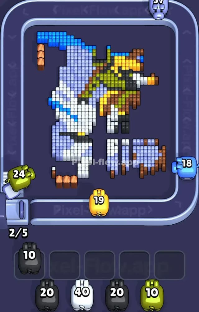 Pixel Flow Level 1126 Solution 2