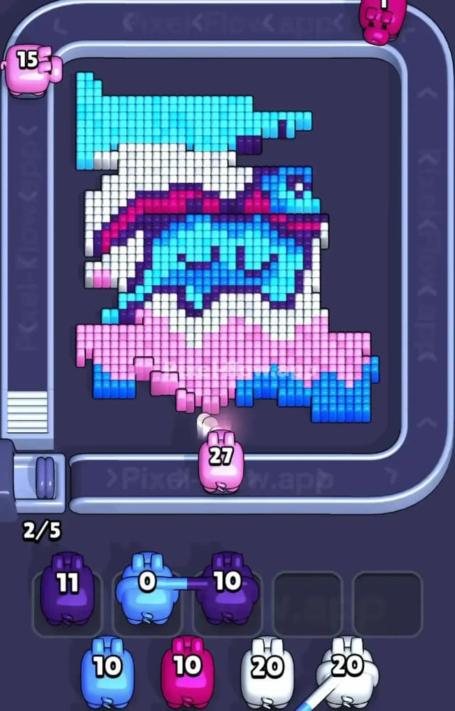 Pixel Flow Level 1455 Solution 2