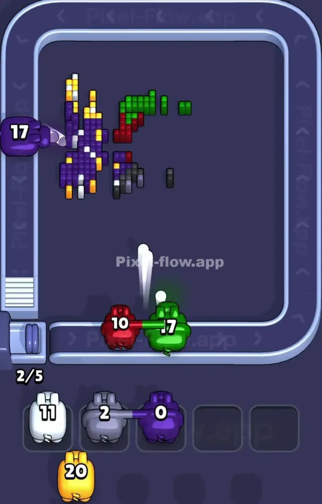 Pixel Flow Level 1519 Solution 3