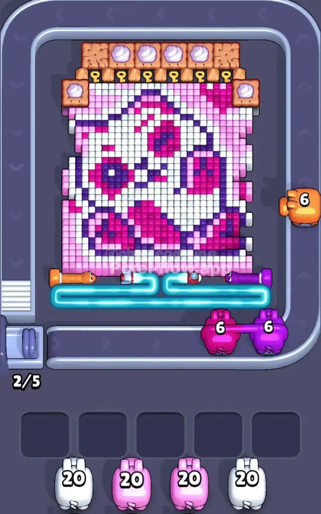 Pixel Flow Level 697 Solution 1