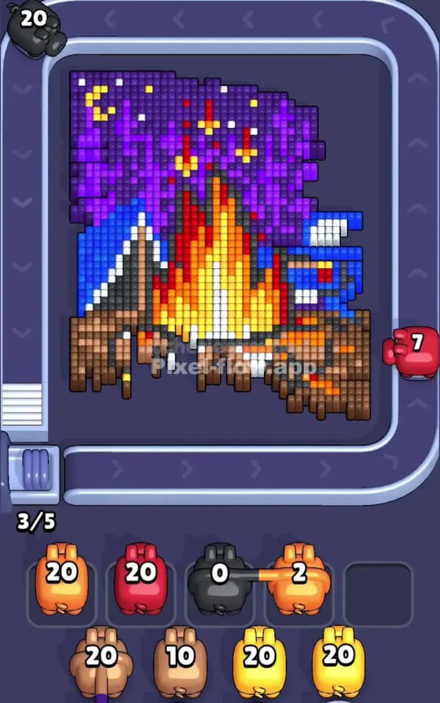 Pixel Flow Level 784 Solution 1