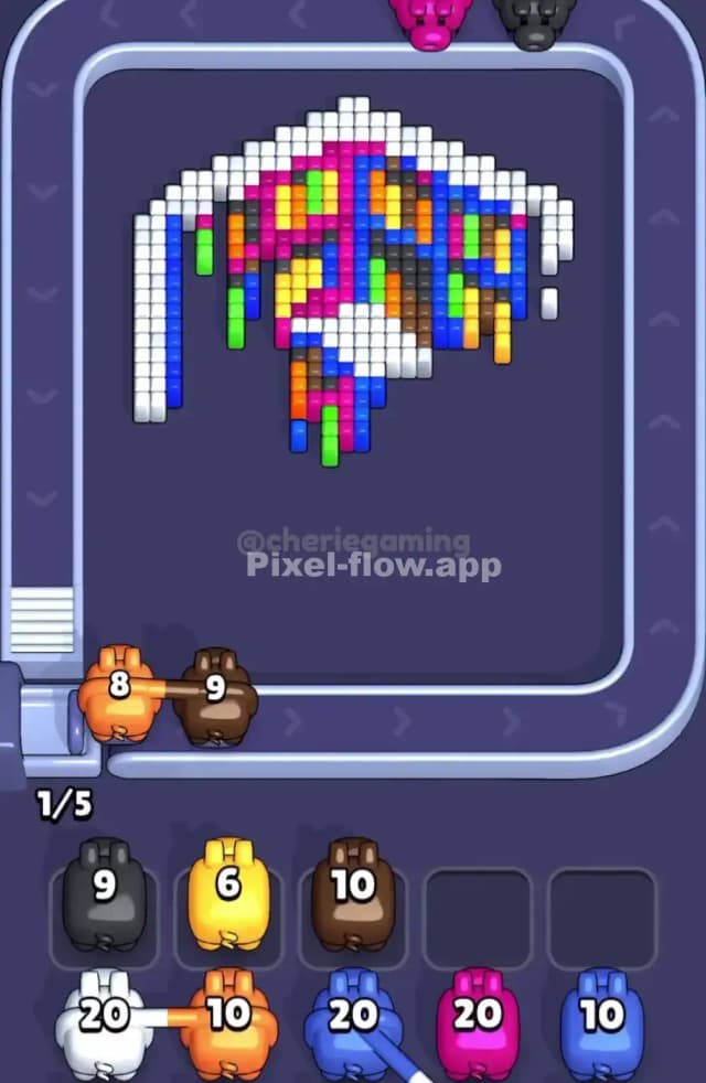 Pixel Flow Level 1875 Solution 2