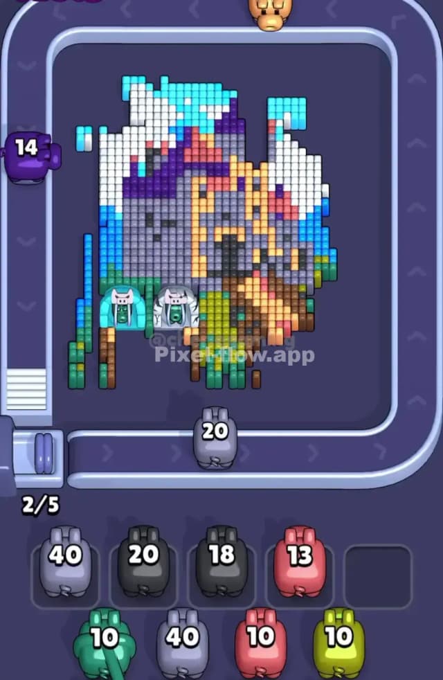 Pixel Flow Level 1769 Solution 1