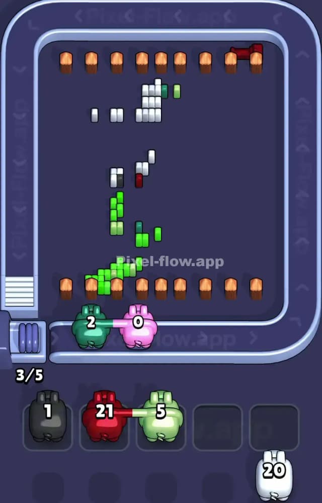 Pixel Flow Level 1445 Solution 3