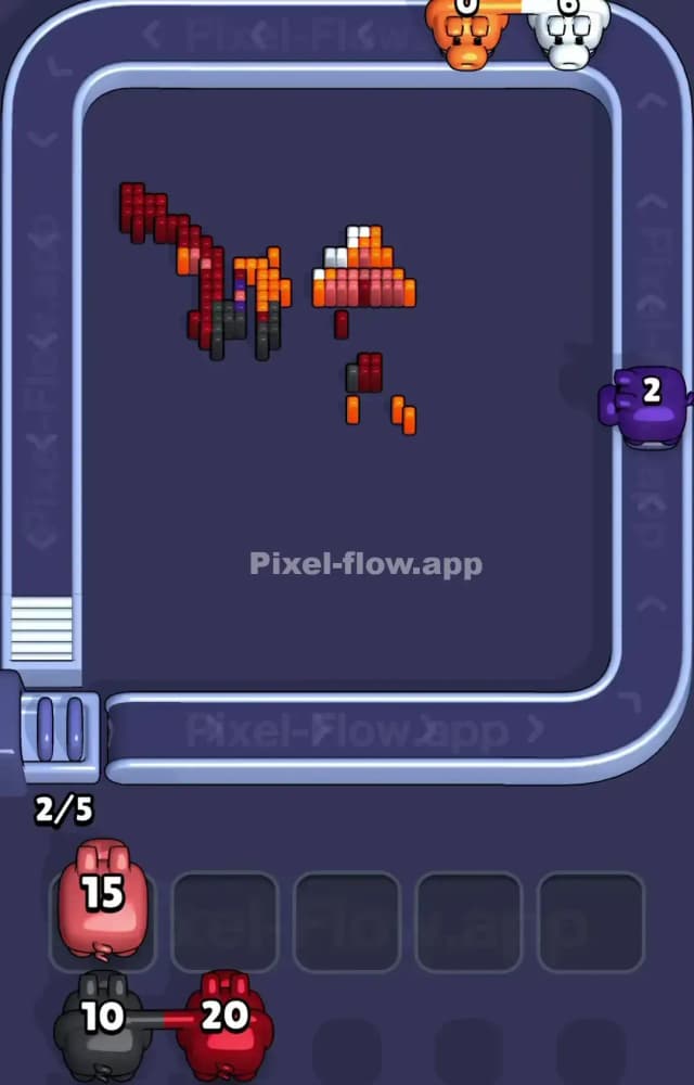 Pixel Flow Level 1504 Solution 3