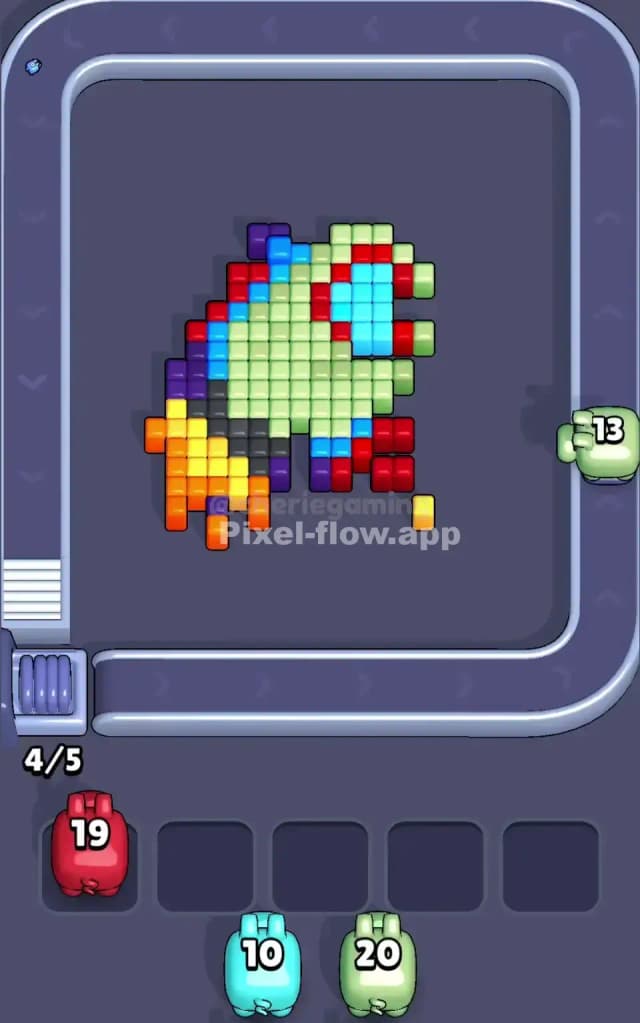 Pixel Flow Level 500 Solution 1