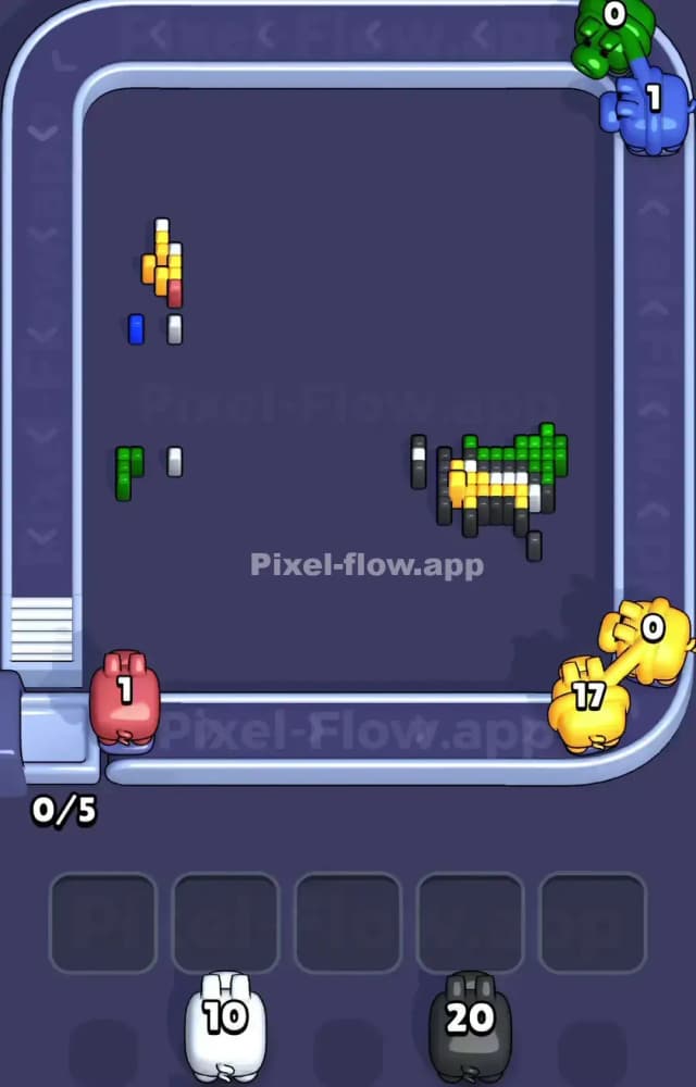 Pixel Flow Level 1036 Solution 3