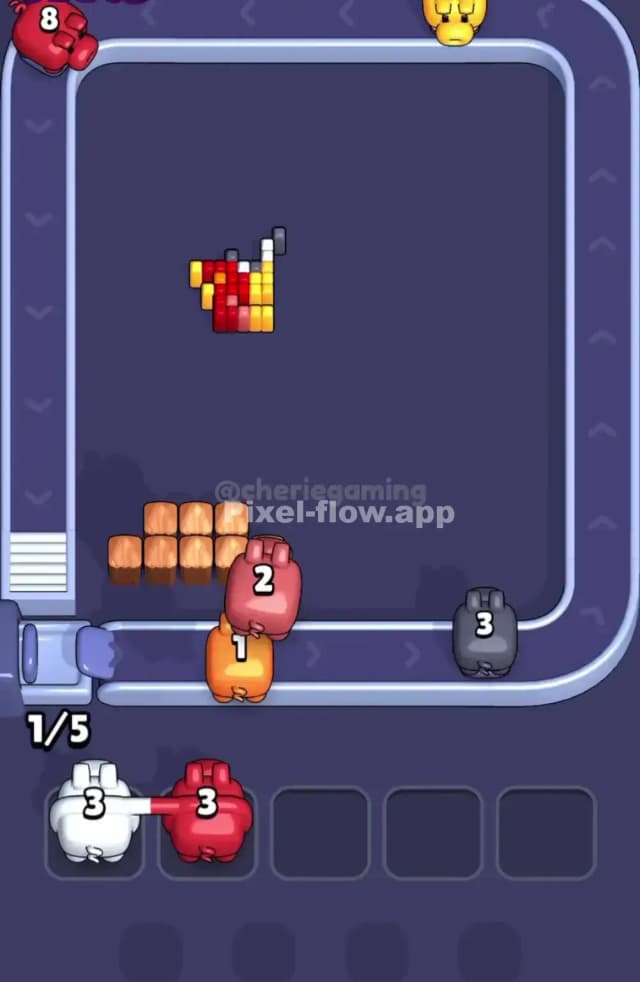 Pixel Flow Level 1825 Solution 3