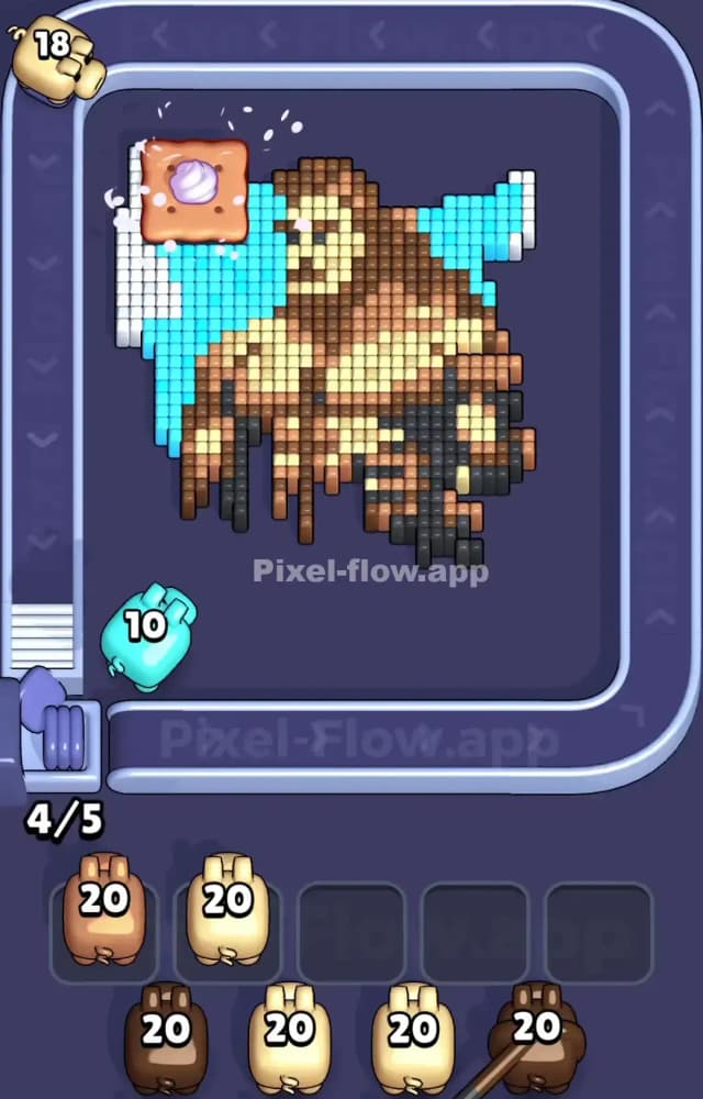 Pixel Flow Level 1023 Solution 2