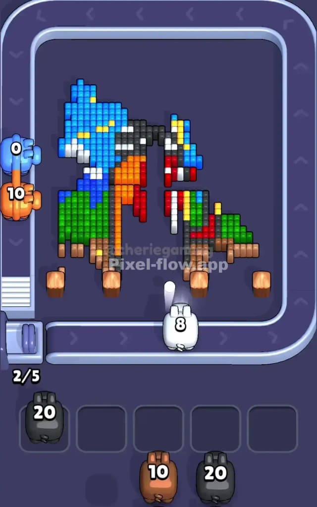 Pixel Flow Level 791 Solution 2