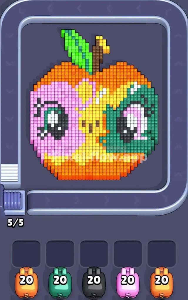 Pixel Flow Level 129 Gameplay