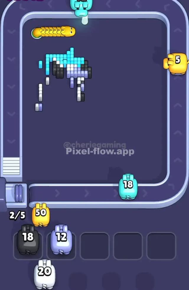 Pixel Flow Level 1753 Solution 3
