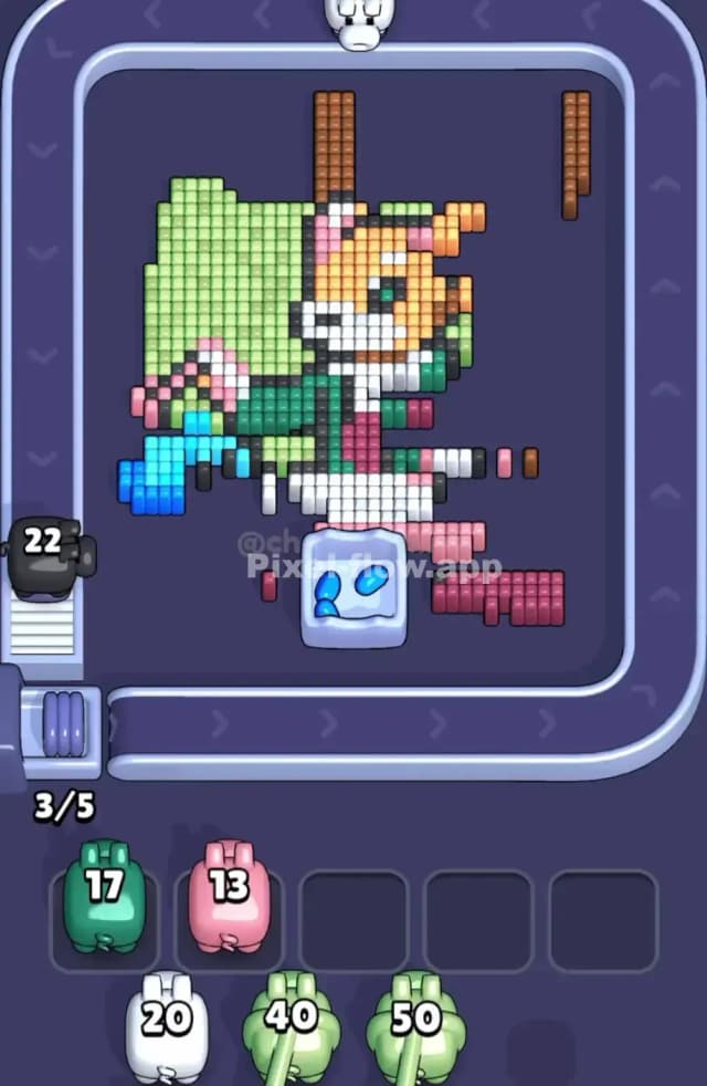 Pixel Flow Level 1866 Solution 2