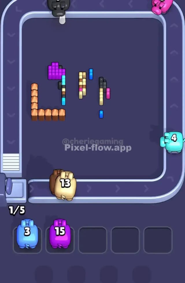 Pixel Flow Level 1833 Solution 3