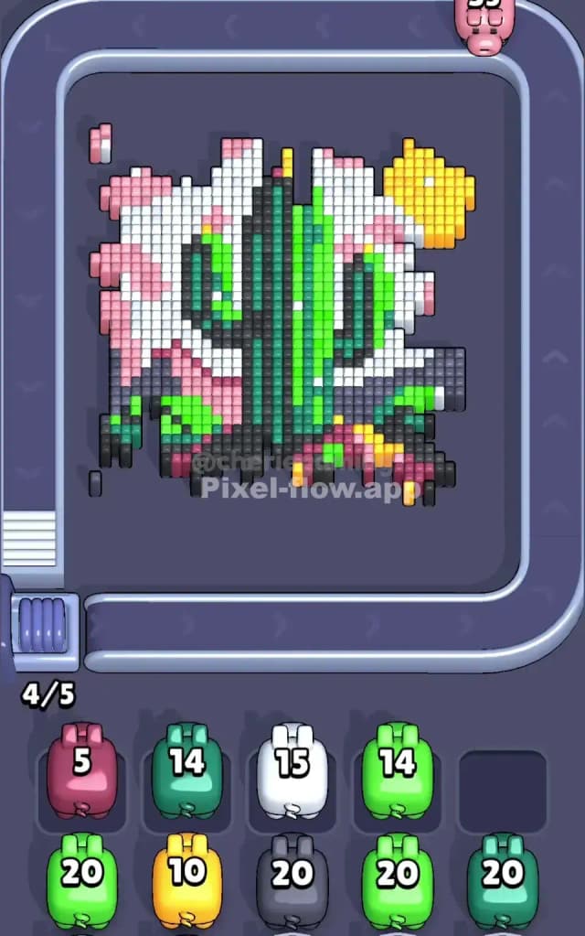 Pixel Flow Level 312 Solution 1