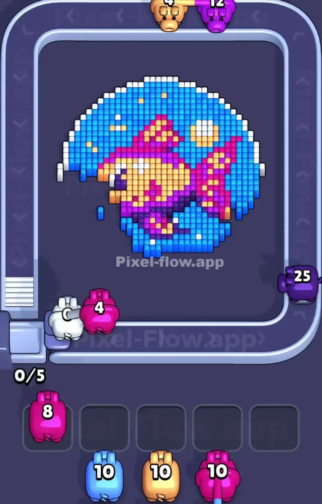 Pixel Flow Level 1068 Solution 1