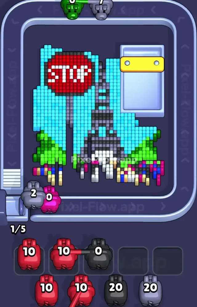Pixel Flow Level 1414 Solution 1
